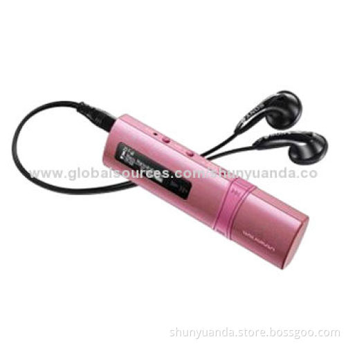Colourful pure audio MP3 player, 3-inch LCD screen 4GB storage capacity, 3 minute quick charge